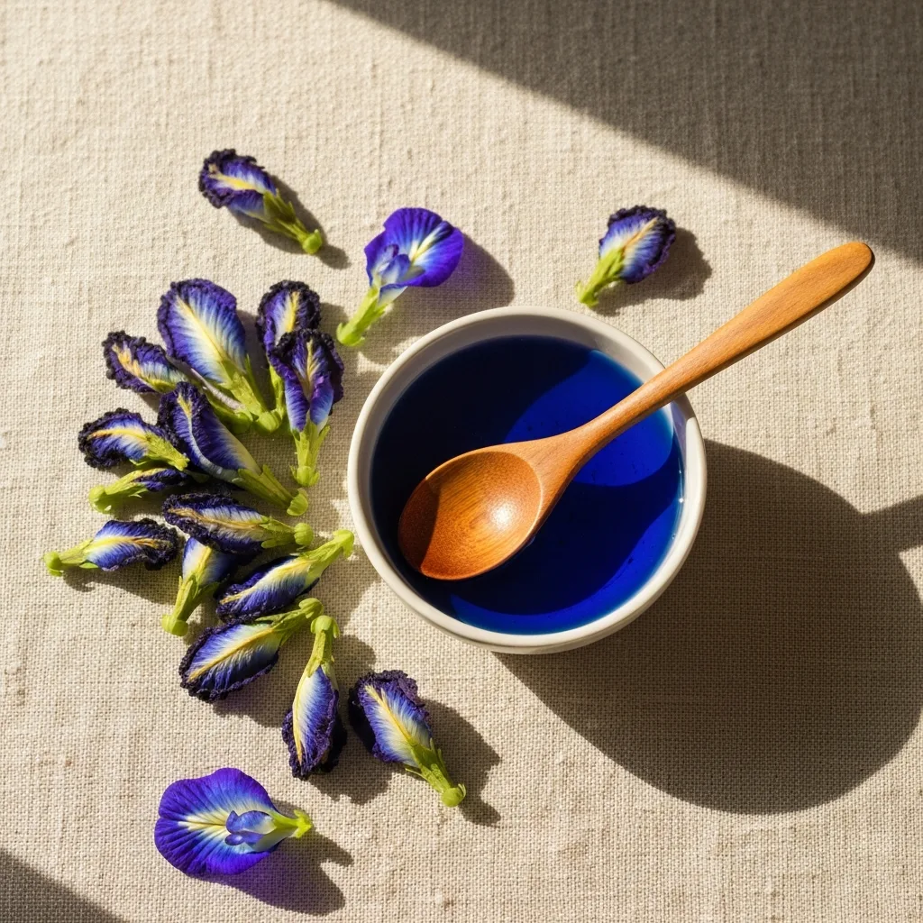 ดอกอัญชัน (Butterfly Pea Flower)